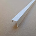 10mm White Aluminium End Cap