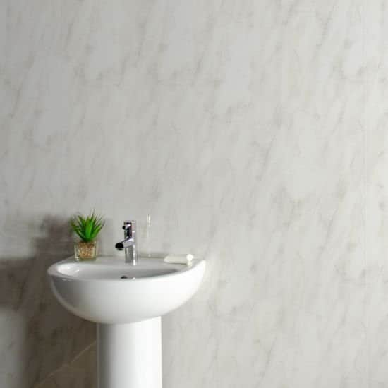 10mm Lightning Marble Gloss Shower Panel 1M x 2.4M