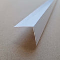 25mm x 25mm White Aluminium 90-degree External Angle