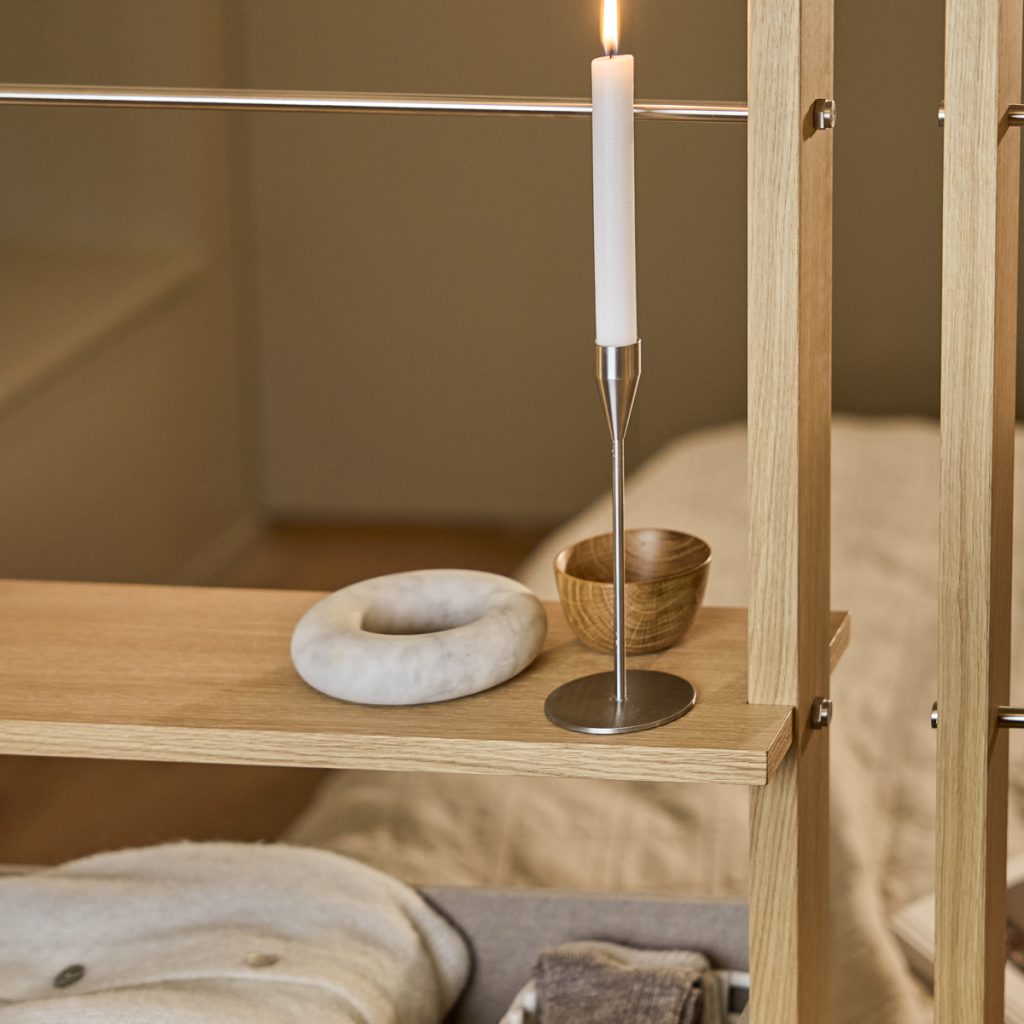 Room Divider Wood Shelf — view 5
