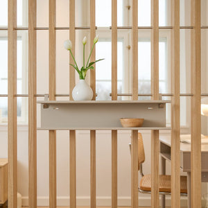 Room Divider Double Metal Shelf — view 4