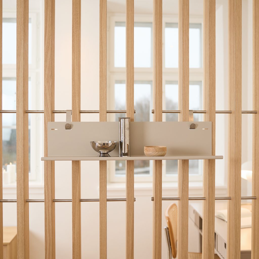 Room Divider Metal Shelf — view 5
