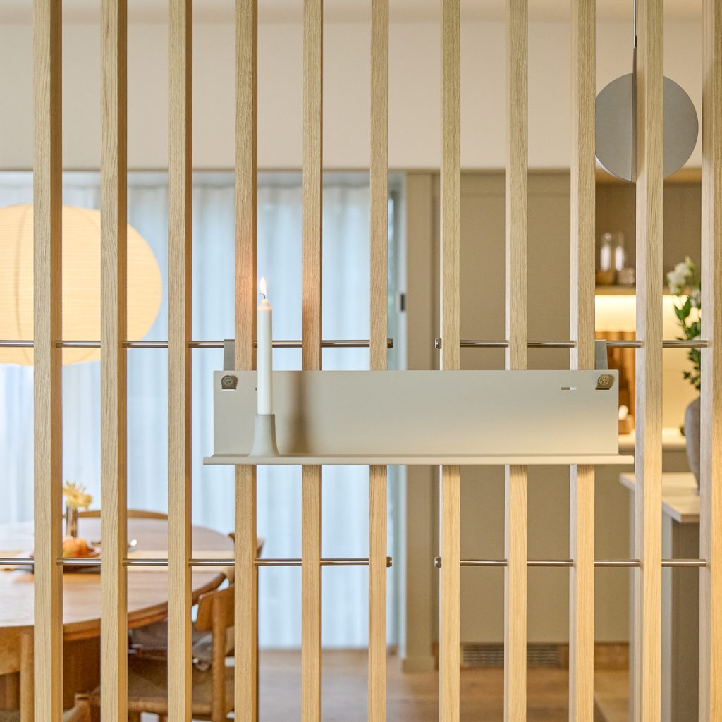 Room Divider Metal Shelf — view 2