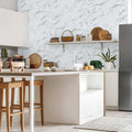 4mm SPC Solid Core White Marble Gloss Wall Panel