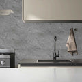 4mm SPC Solid Core Dark Grey Marble Gloss Wall Panel