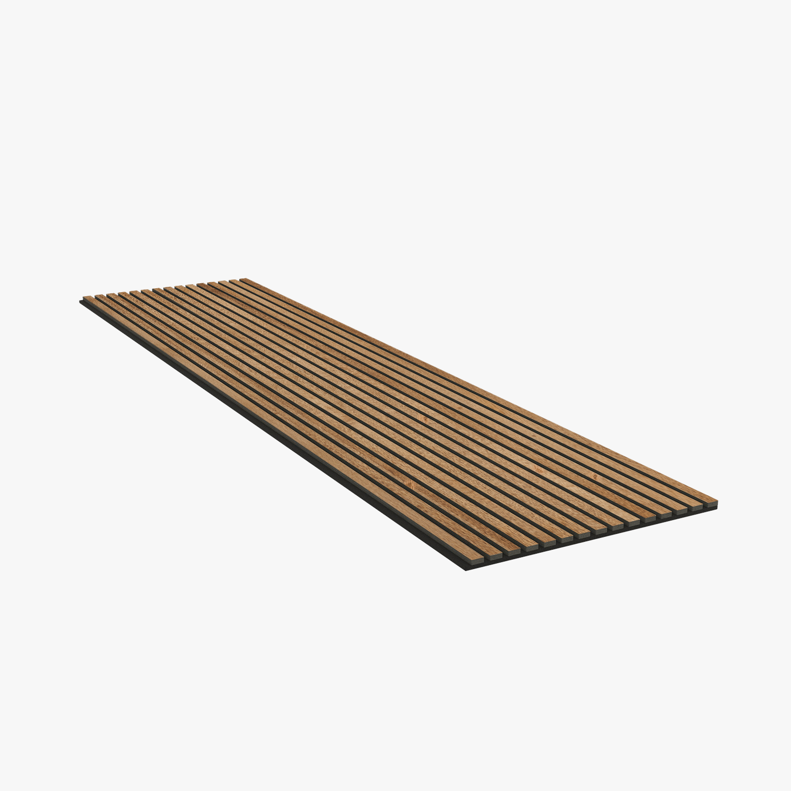 Acoustic Slat Panel | 240 — Rustic Brown Oak