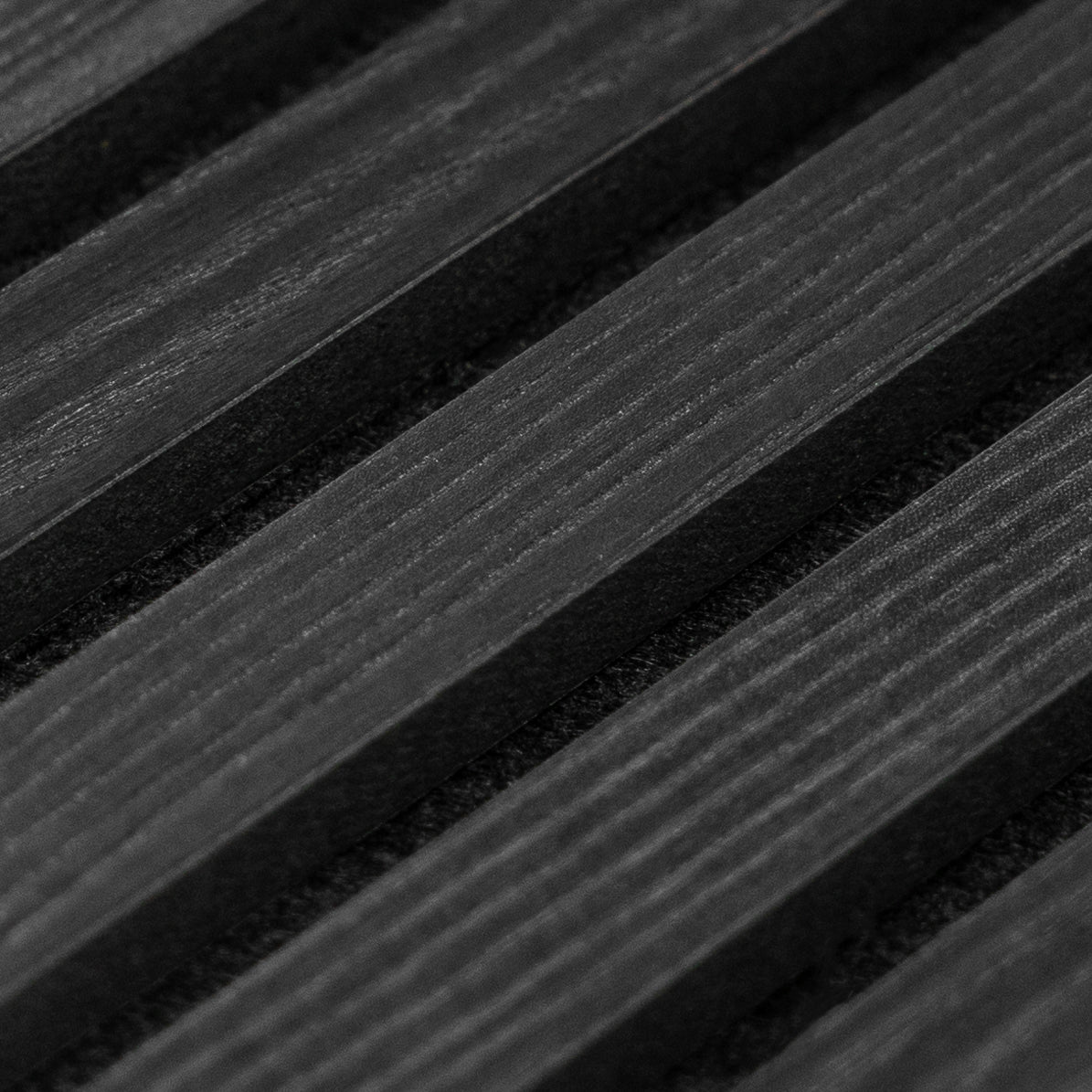 Acoustic Slat Panel | 240 — Tonal Black Ash — view 2