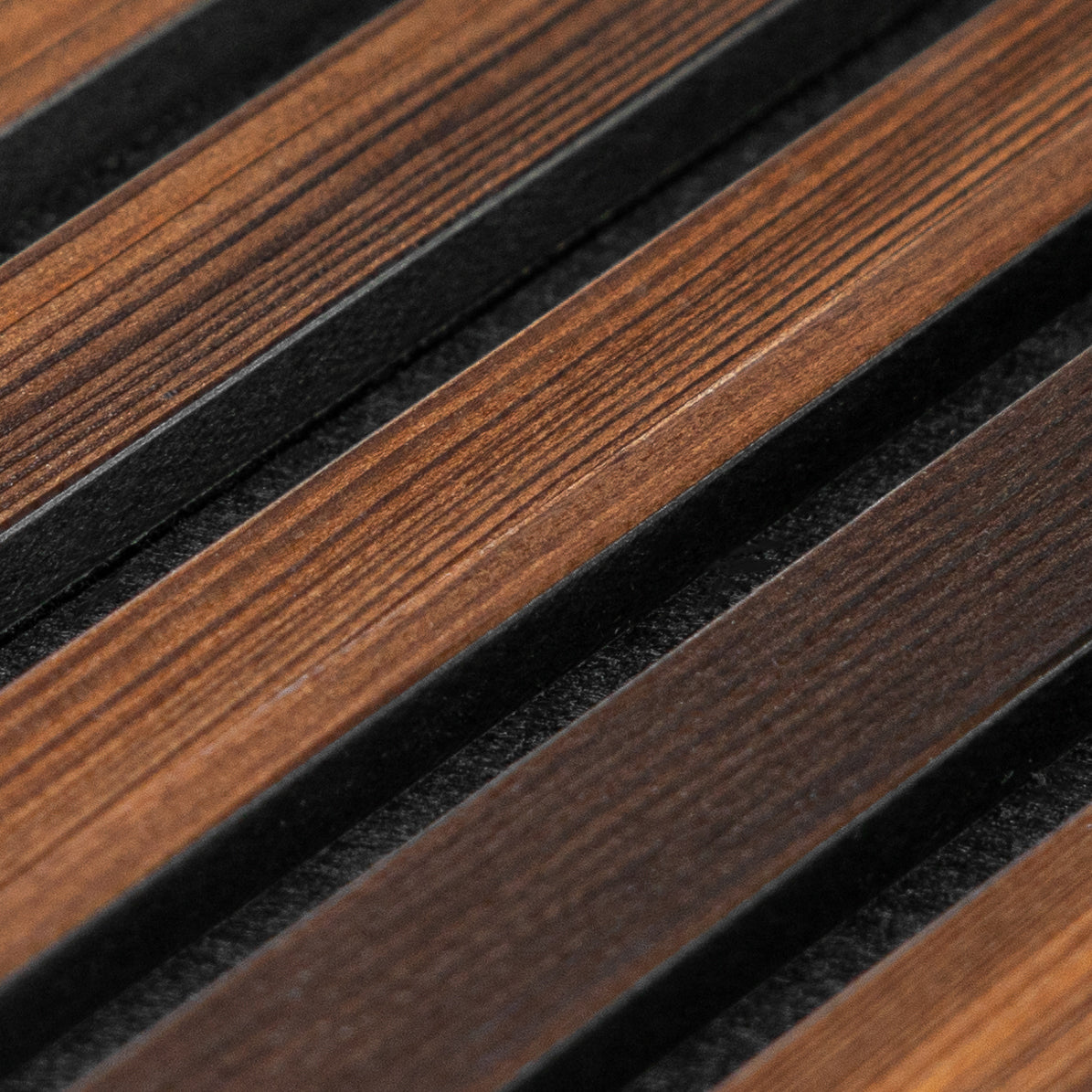 Acoustic Slat Panel | 240 — Smoked Larch — view 2
