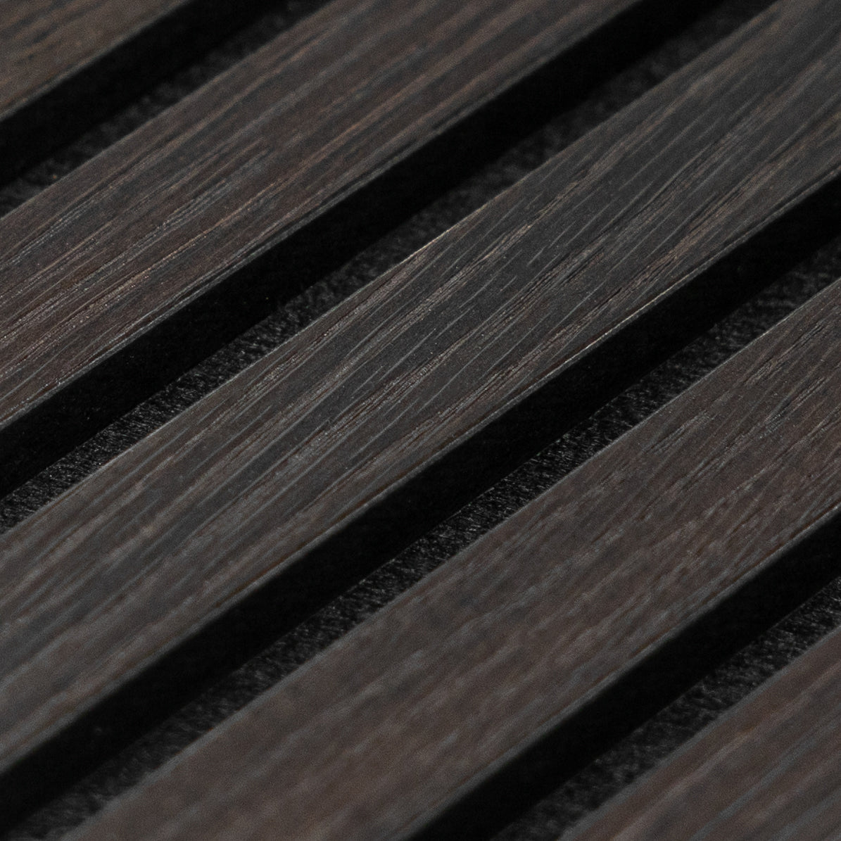 Acoustic Slat Panel | 240 — Rustic Smoked Oak — view 2