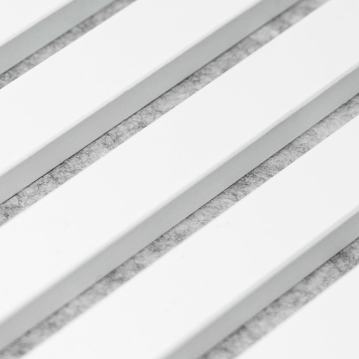 Acoustic Slat Panel | 240 — Snow — view 2
