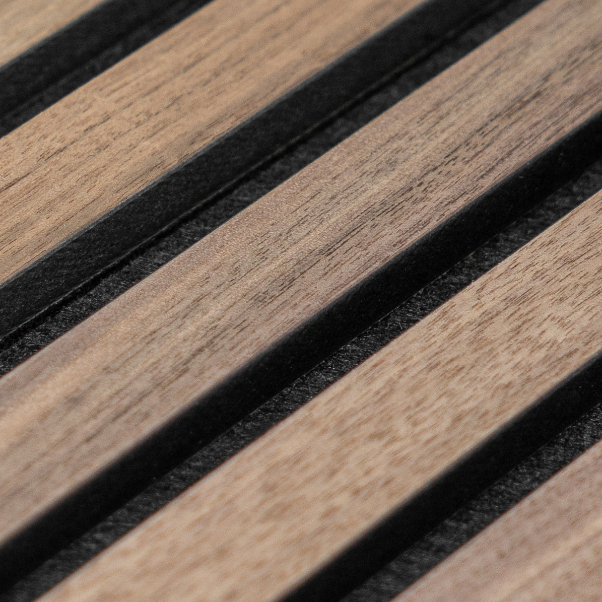 Acoustic Slat Panel | 300 — Walnut — view 2