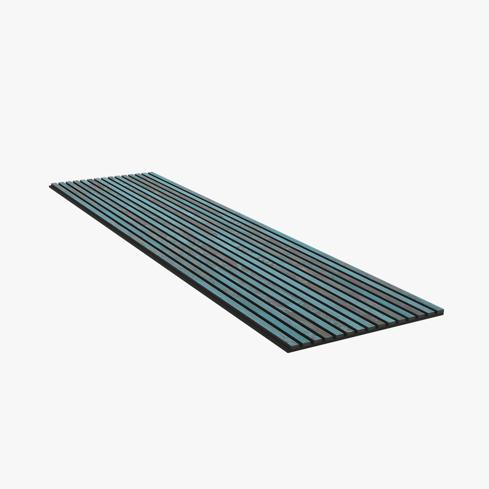Acoustic Slat Panel | 240 — Blue Oxide