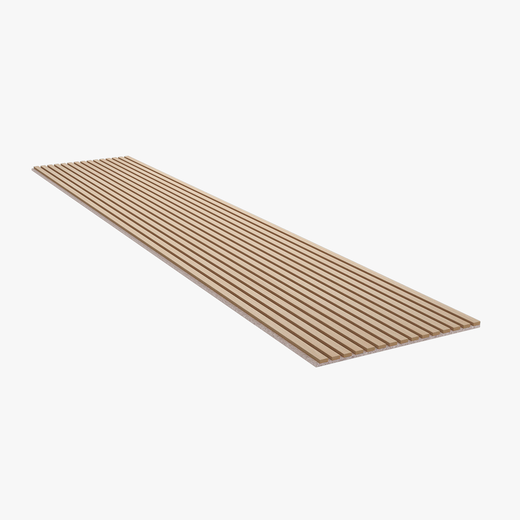 Acoustic Slat Panel | 300 — Tonal Classic Oak (Beige Felt)