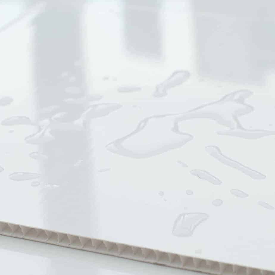 8mm White Gloss Bathroom Wall & Ceiling Panel 2.6M